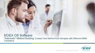 SCIEX OS Software: Automatic Method Building