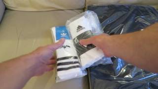 Adidas ORIGINALS CREW SOCKS 3 PAIRS S21489 Unboxing