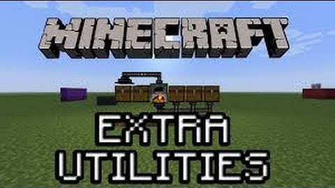 Mod Showcase - Ender Quarrys (Extra utilities Mod)