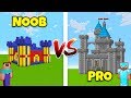Minecraft Noob vs. Pro: Castle mod in Minecraft