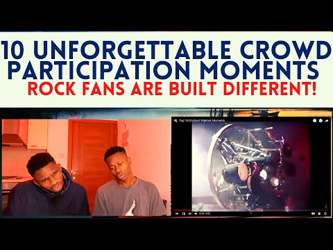 10 Unforgettable Crowd Participation Moments[REACTION] | DON'T PLAY WITH ROCK CROWDS!!!!