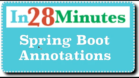 Spring Boot Annotations - SpringBootApplication, SpringBootTest & more...