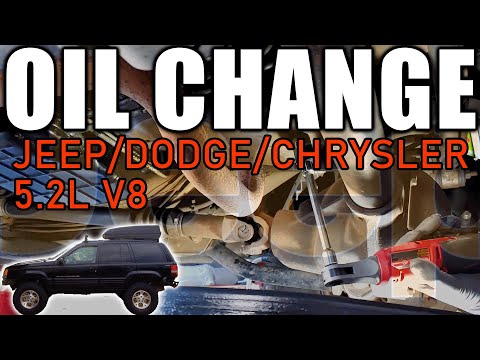 Jeep Grand Cherokee ZJ 5.2 V8 Oil Change Step-by-Step DIY