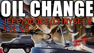Jeep Grand Cherokee ZJ 5.2 V8 Oil Change Step-by-Step DIY