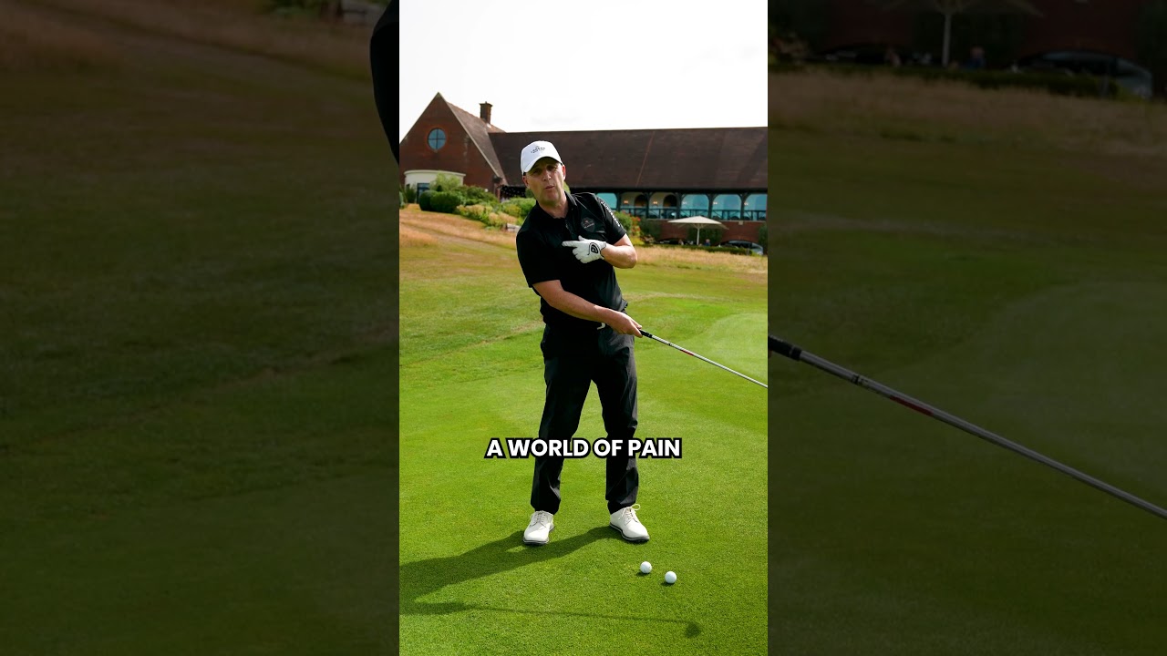 Mastering the uphill chip shot!