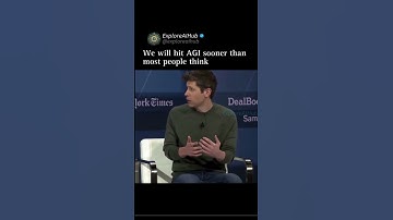 Sam Altman says “we will hit AGI sooner than most people think”#agi #samaltman #openai #chatgpt #ai