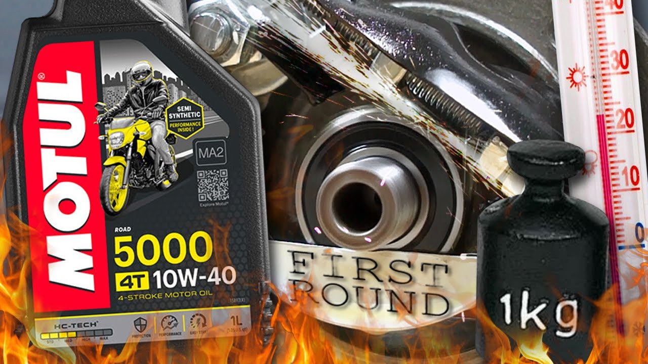 Motul 5000 4T 10W40 Jak skutecznie olej chroni silnik? 100°C