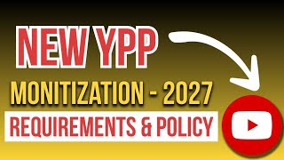 YouTube Monetization 2027: New Rules Explained | 8,000 Hours & 20M Shorts Views