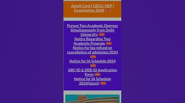 DU SOL ADMIT CARD/2024-2025 STUDENT PROPER TUTORIAL #viralshorts  #shots @Anuraktih