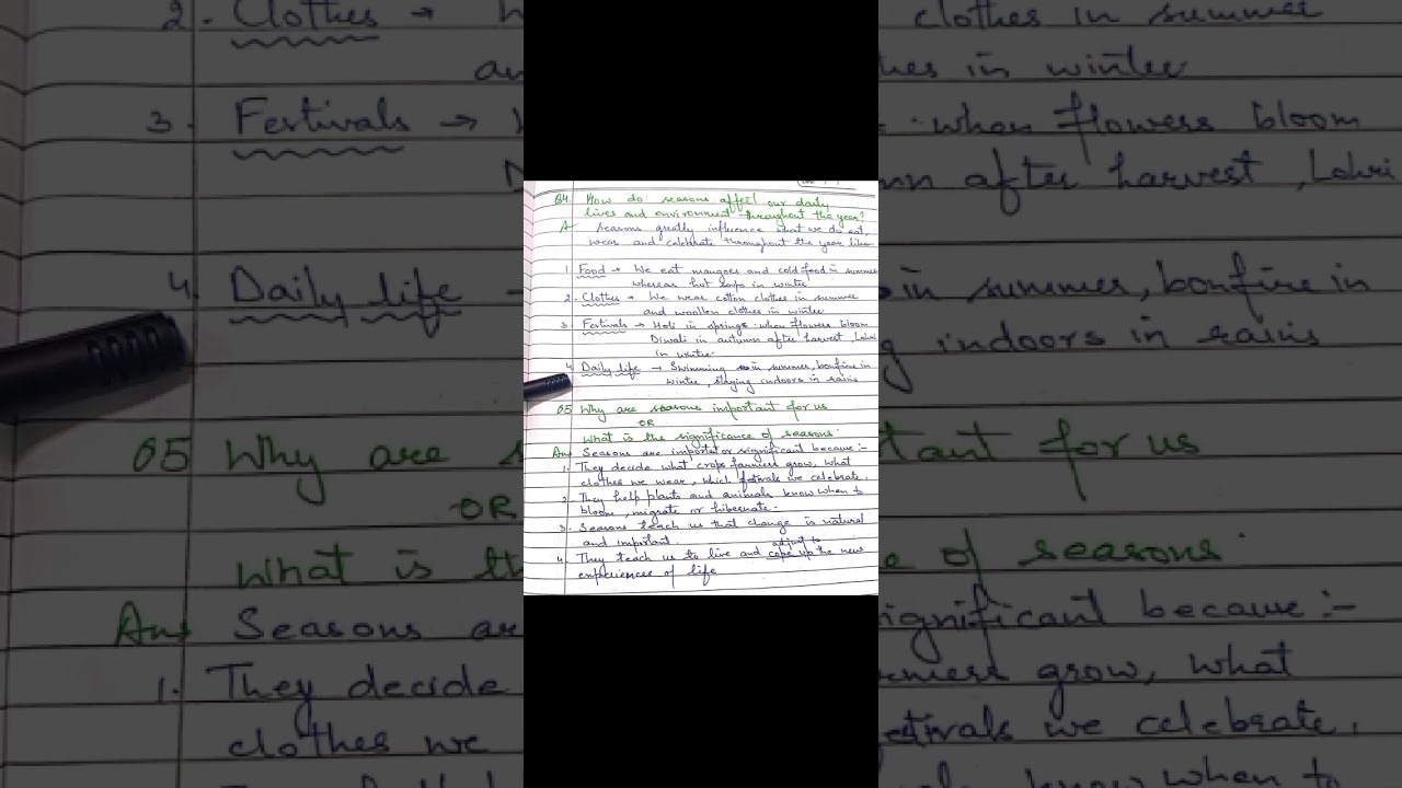 Rhythms of Nature Chapter 9 Class 5th EVS New book Our Wondrous World 