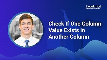 Check If One Column Value Exists in Another Column