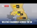 Storm Isha: Amber weather warning extended across the UK