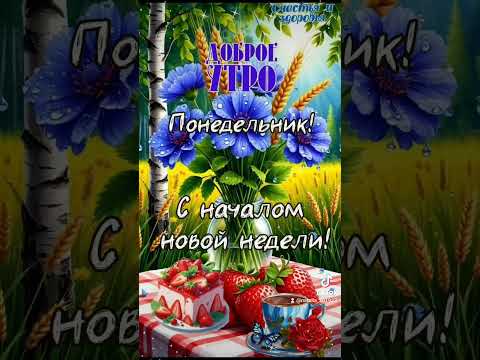 С добрым, прекрасным, летним, августовским утром понедельника мои любимые друзья! #сдобрымутром
