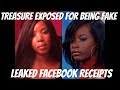 TREASURE'S SISTER EXPOSES HER FOR BEING FAKE + RECEIPTS