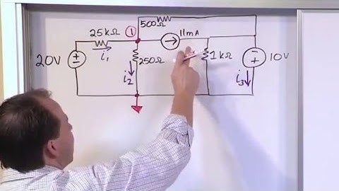 Lesson 6 - Node Voltage Problems, Part 5 (Engineering Circuits)