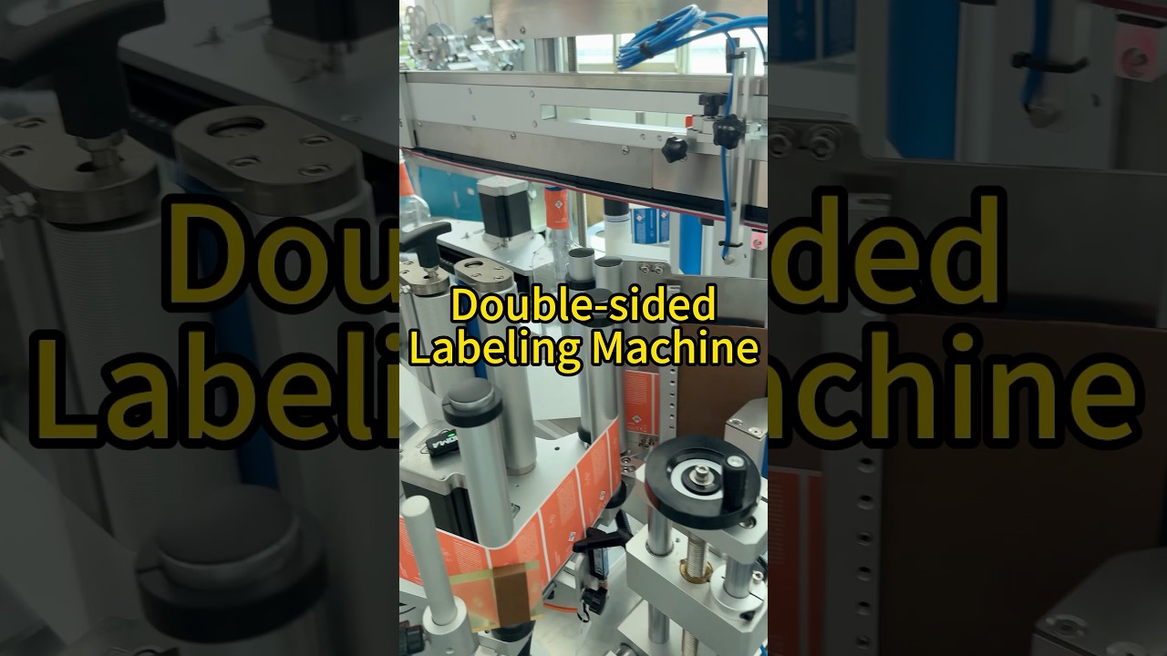 How about this double-sided labeling machine? 