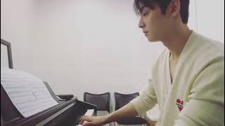 Cha Eun Woo Playing piano