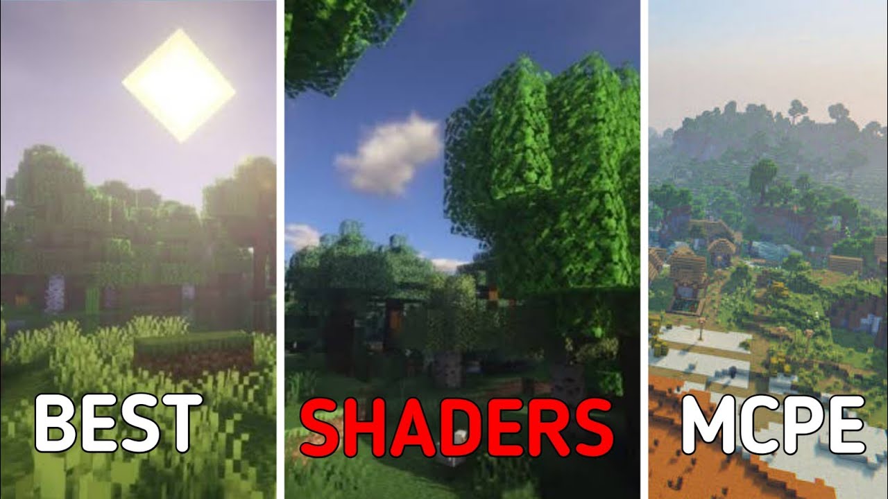 best shaders for Minecraft pocket Edition 1.17+ Top 5 Minecraft
