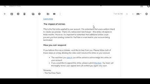 Community Guidelines strike ll Your video has been removed from YouTube
