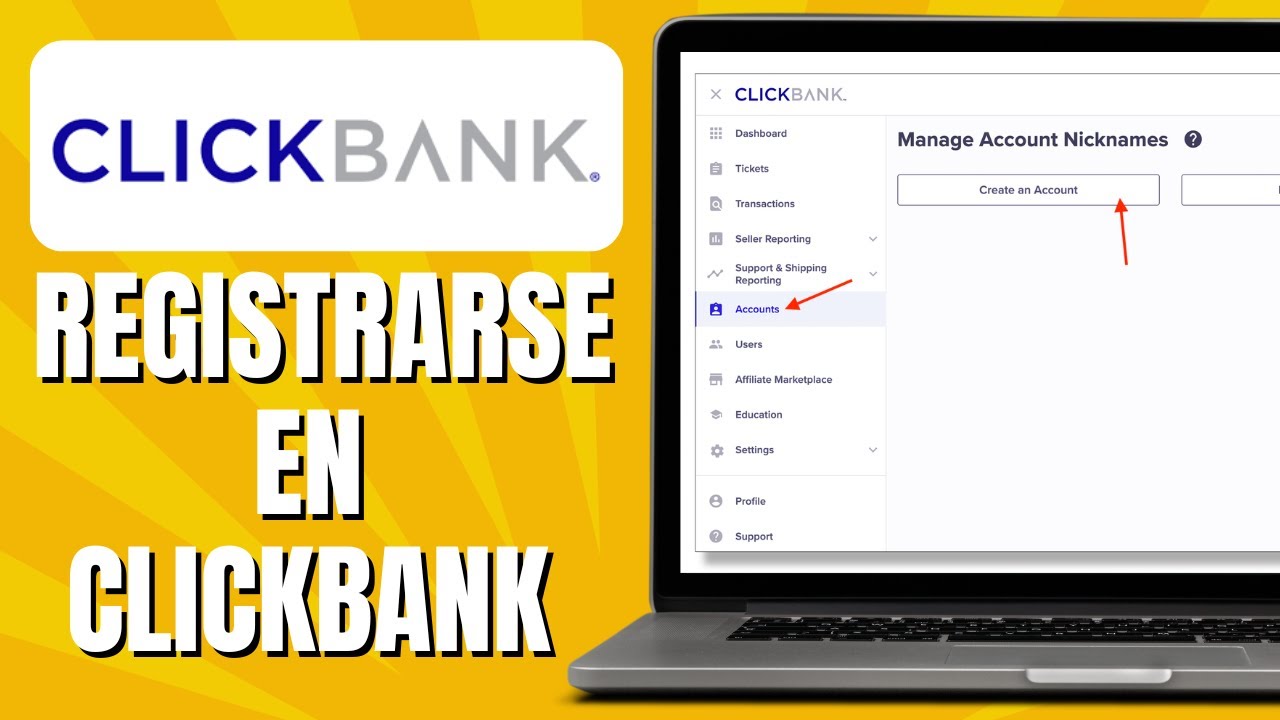 Cómo REGISTRARSE En CLICKBANK | Ganar Dinero Con Clickbank - YouTube