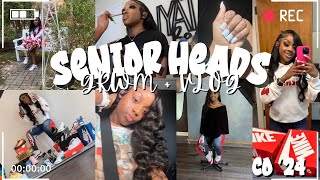 SENIOR HEADS GRWM+VLOG(hair,nails, makeup,etc)||Destiny Ja’Nay