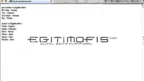Php Dersleri Ders 25- Local Fonksiyonlar