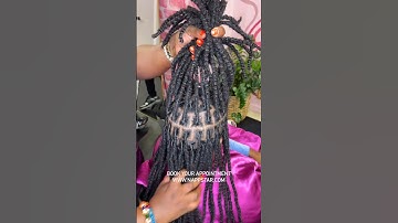 Loc Extensions by Rosine ✨Book your appointment www.NappStar.com #locs #locextensions #locnation