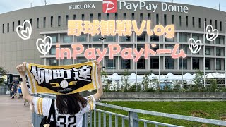 野球観戦Vlog in paypayドーム【ホークス九州チャンテ】