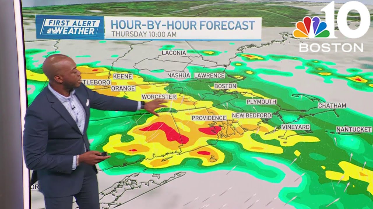 Last hot, dry day in Boston before rain returns - YouTube