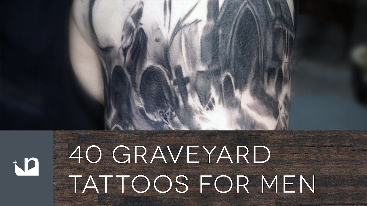 Graveyard Tattoo Sleeve for Men