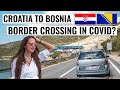 Neum border crossing not what i expected  croatia to bosnia travel vlog