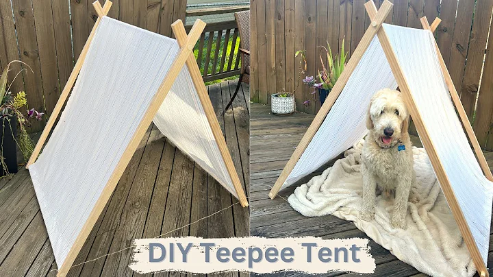 DIY Teepee Tent | How to make Teepee Tent | Easy DIY | Teepee Tent Tutorial