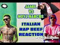 494 | JAMIL VS NOYZ NARCOS (ENGLISH LYRICS) NOYZ DISS, LOBO & MIKE TYSON | ITALIAN RAP BEEF REACTION