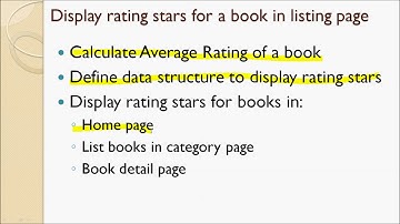 Lecture 139 - Code to display rating stars for books