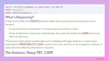 How to Fix SQL Server 2019 Ignoring WHERE Clause Errors