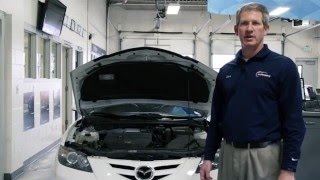 Checking your Oil - Mazda