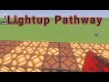 Lightup Redstone Pathway Minecraft Simple