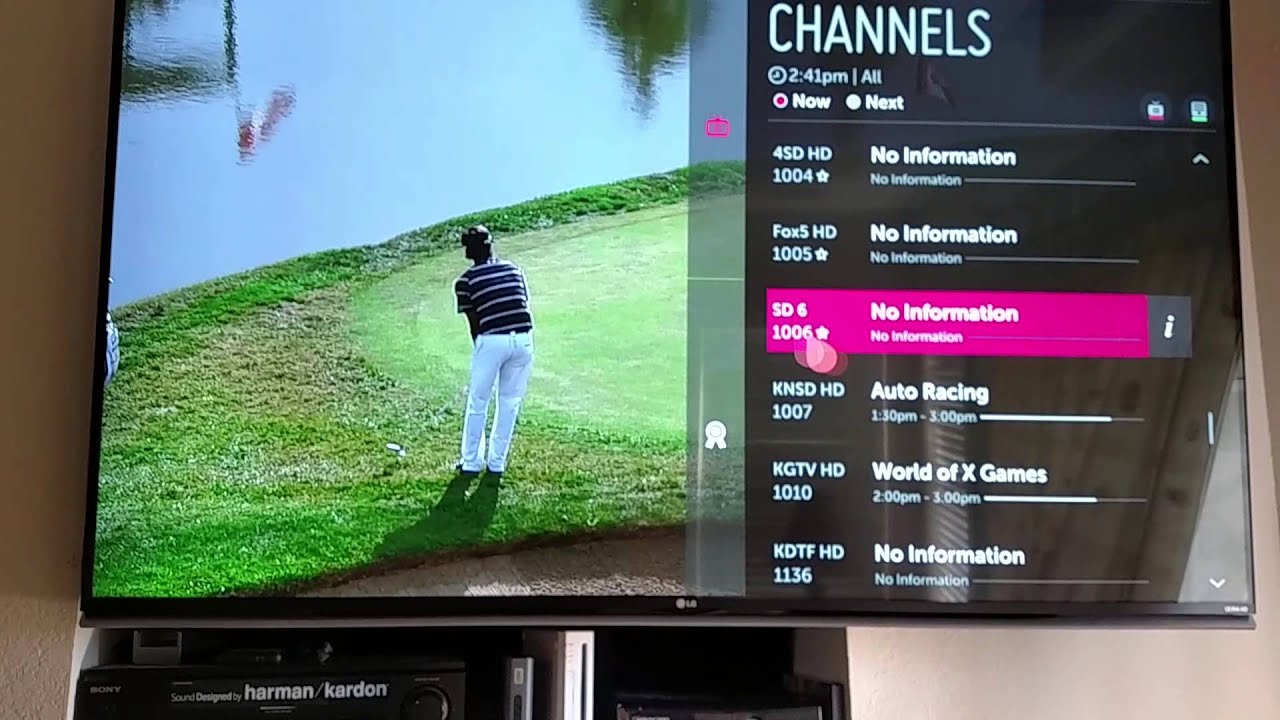 Lg TV 6500UF8500 Channels Randomly Disappearing and Appearing YouTube