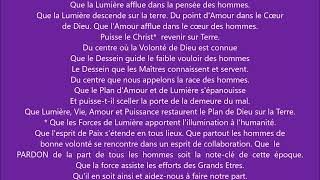 la grande invocation prière du wesak et tous les 1ers de chaque mois par les divines lumières
