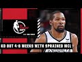 Woj: The Nets expect Kevin Durant to be out 4-6 weeks with a sprained MCL | NBA Today