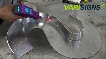 The Best Fiber Handheld Laser Welding Machine for 3D Aluminum Channel Letter 2mm ( .080