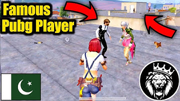 My 1v3 on Famous Pubg Player in Conqueror Lobby