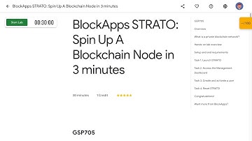 BlockApps STRATO Spin Up A Blockchain Node in 3 minutes GSP705