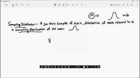 Statistics: Sample Mean and Standard Error of Mean (Part 1)