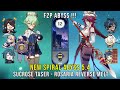 F2P C6 Sucrose Taser and C6 Rosaria Reverse Melt | Genshin Impact Abyss 5.4 Floor 12 9 Stars