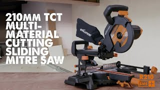 🇬🇧 Plus Range   A Guide to the 210mm Multi Material Cutting Sliding Mitre Saw   R210SMS+