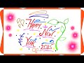 New Year Card DIY | Easy Step-by-Step Tutorial | New Year Card Easy | Pinky Drawing