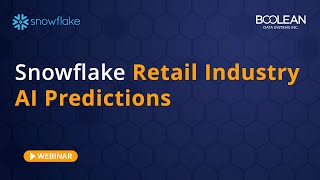 Webinar: Snowflake Retail Industry AI Accelerator