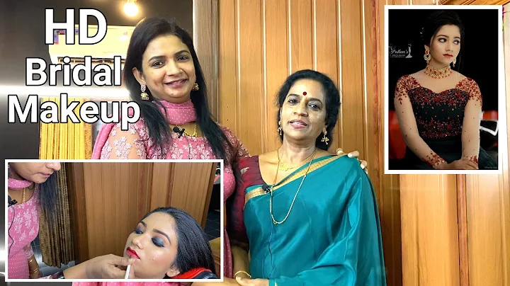 HD Reception Bridal Makeup Tutorial in Malayalam |...