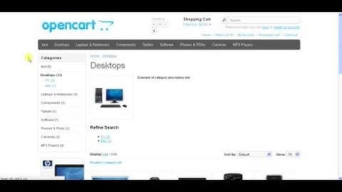 How to enable filter feature in OpenCart